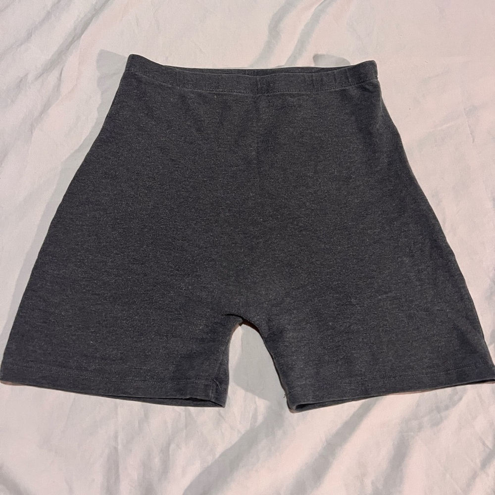 Brandy Melville Biker Shorts John Galt Charcoal Grey